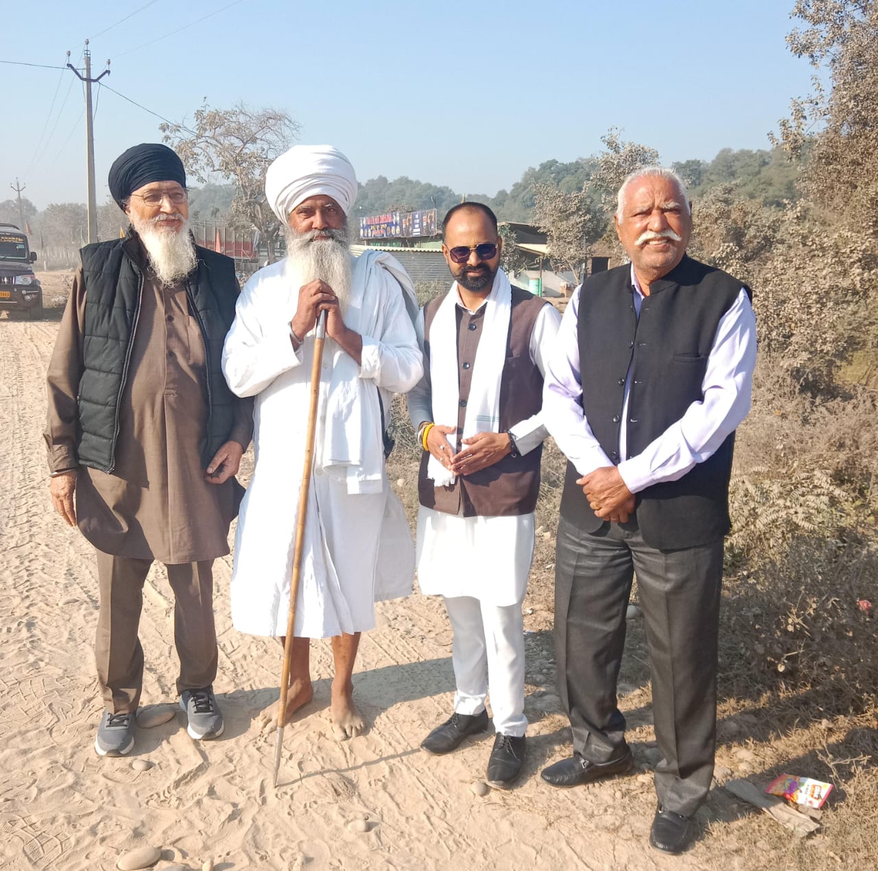 Dr. Naresh Kumar Kambala was honored by Sant Satnam Singh Kila Anandgarh Sahib (Kar Sewa) Wale.